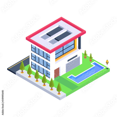 Grab this amazing isometric icon of house 