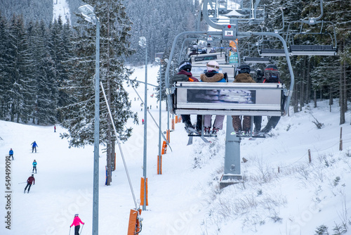 jasna ski resort chair lift photo