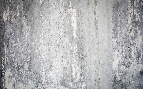 creepy wall background, irregular cement texture, cracked wall background © Fahsop