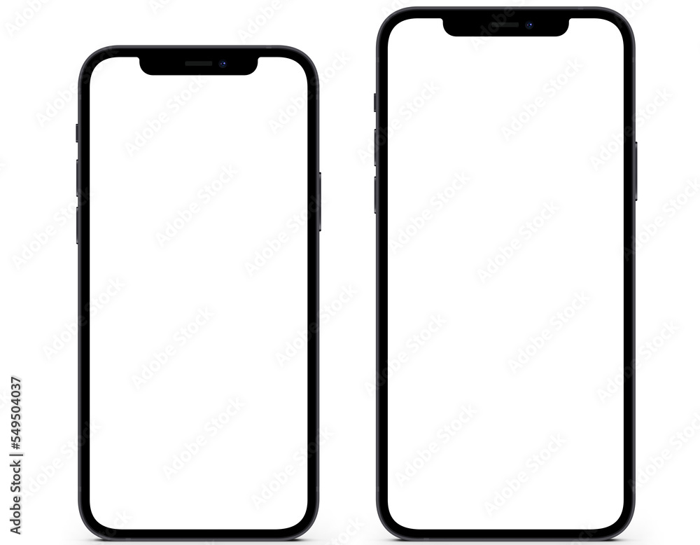 smart phone created for mockups with blank screen on isolated empty screen smart phone created for mockups with blank screen on isolated empty screen