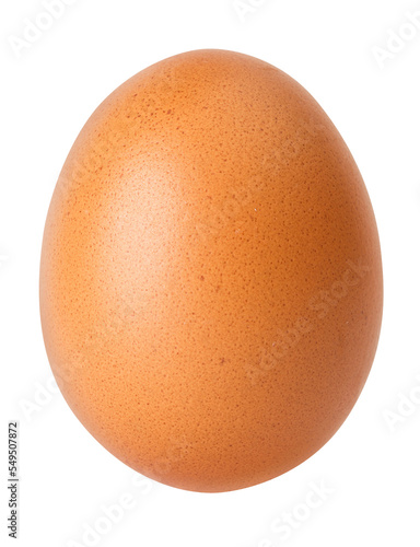 Brown egg isolated png Fototapet