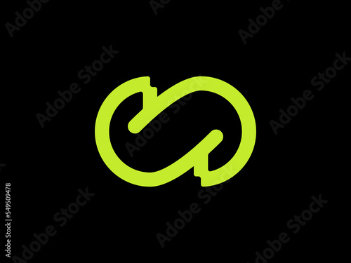 Creative infinite logo design, technology logo