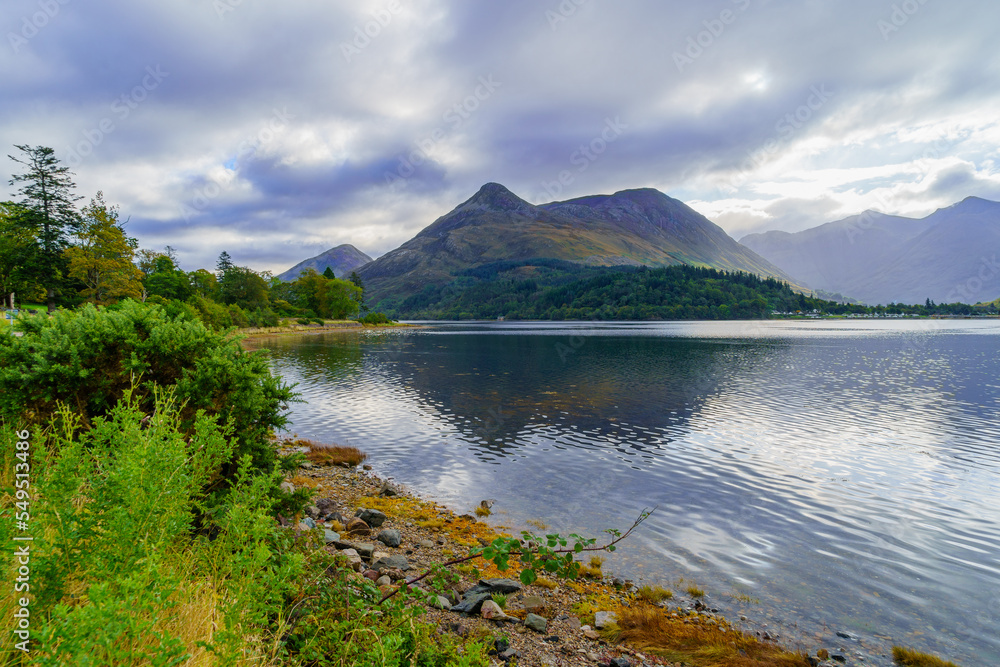 Loch Leven landscape, in the West Highlands