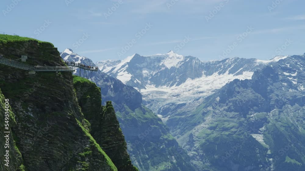 Swiss Alps with the First Cliff Walk, Switzerland Swiss Alps with the First Cliff Walk, Switzerland