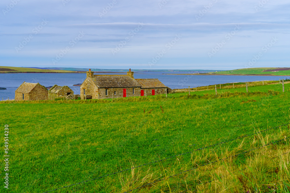 Countryside and coast in the island of South Ronaldsay Countryside and coast in the island of South Ronaldsay