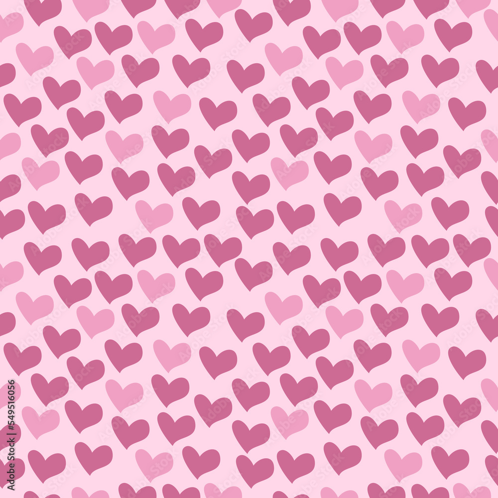 Simple seamless pattern with cute hearts. Vector illustration. Simple seamless pattern with cute hearts. Vector illustration.