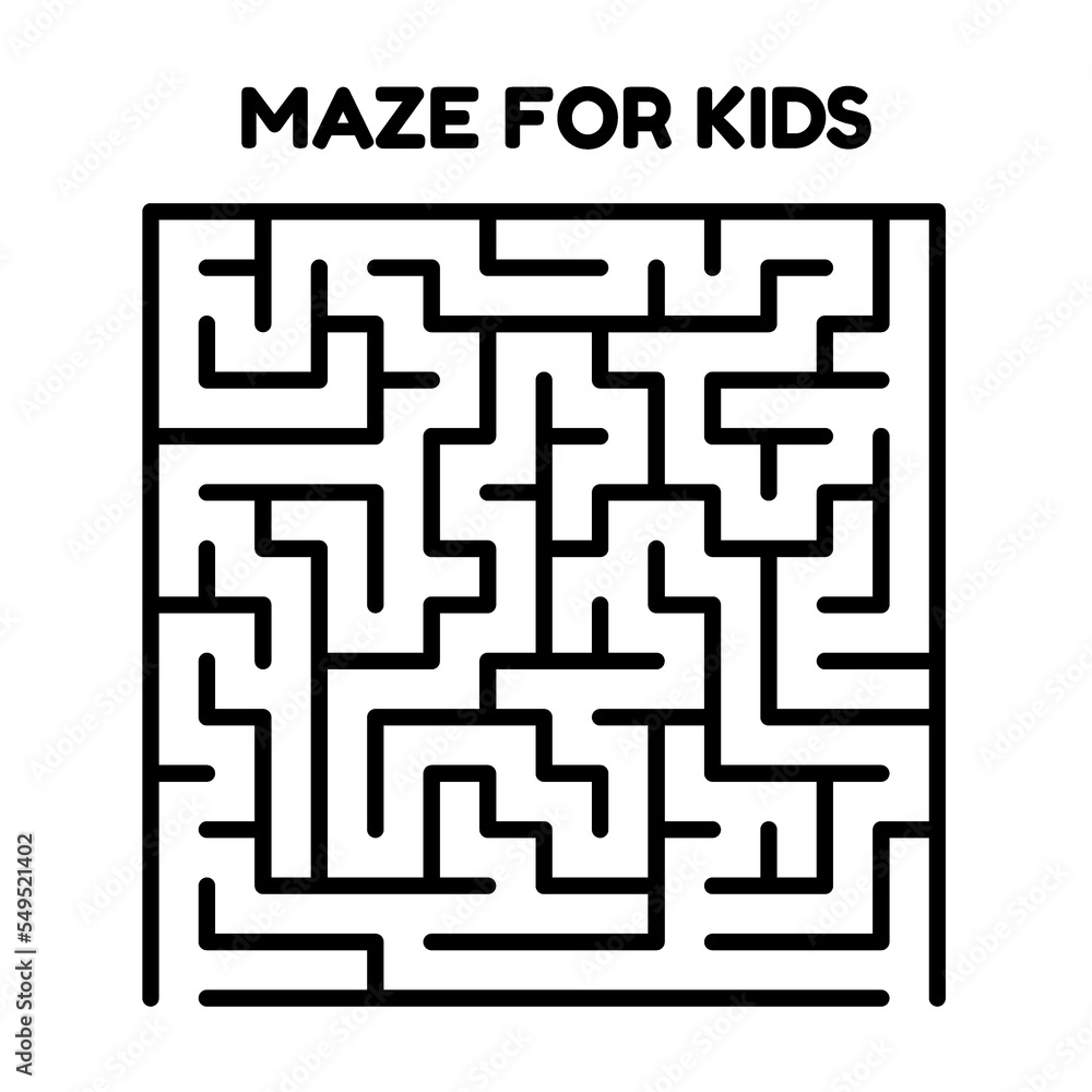 MAZE FOR KIDS PUZZLE MAZE FOR KIDS PUZZLE
