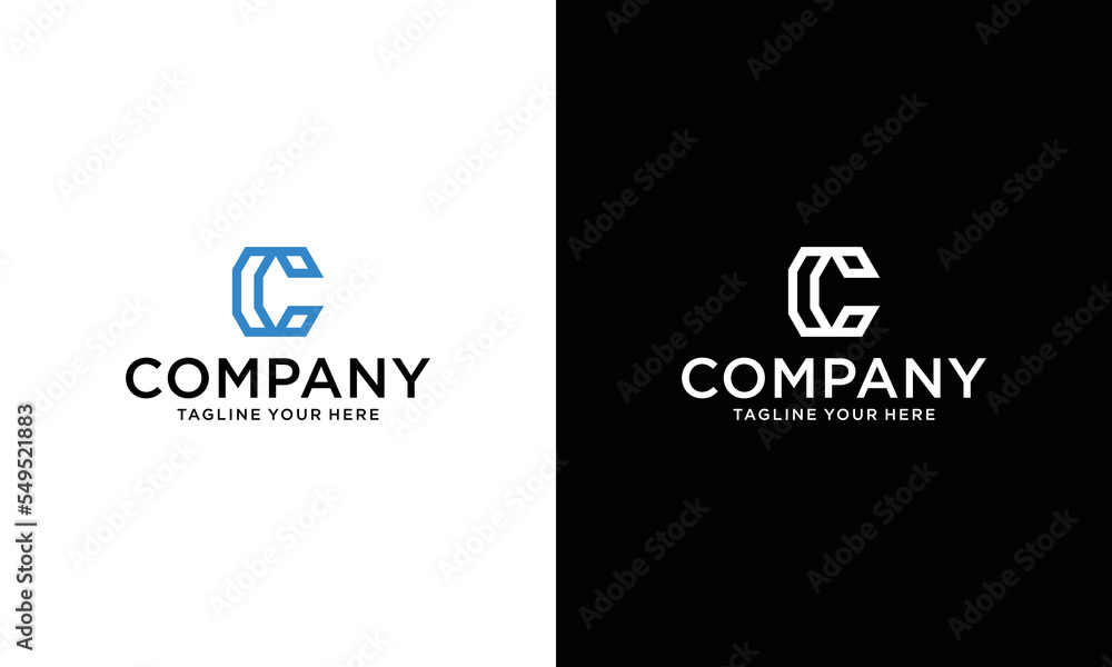 Abstract letter C logo design template. Impossible creative sign. Vector icon. Abstract letter C logo design template. Impossible creative sign. Vector icon.