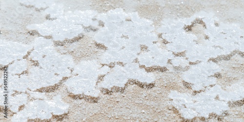 Canvastavla Salt precipitated by the effects of evaporation