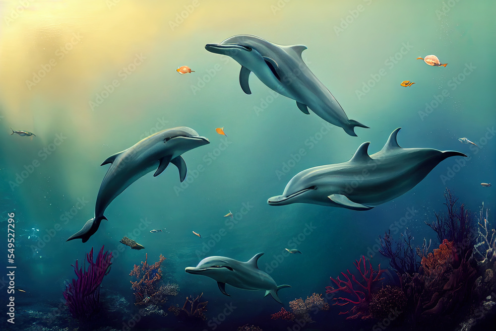 Fototapeta premium underwater sea scape