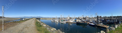 French Creek Harbour in Parksville on the East Coast of Vancouver Island, British Columbia, Canada