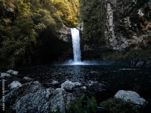 Fototapet Waterfall in Takamaka, La Reunion