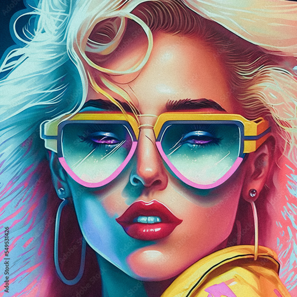80s and 90s Vibes, Fashion and Style, Vintage and Retro Girl