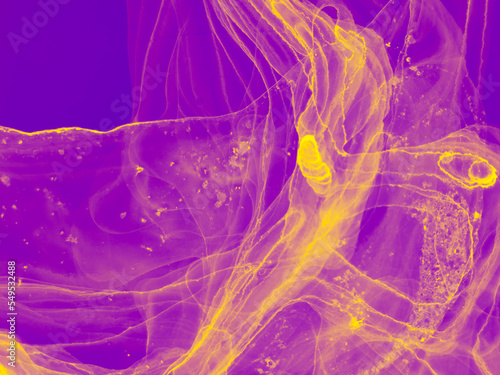 Glitch Ink Fluid. Futuristic Artistic Cloth.