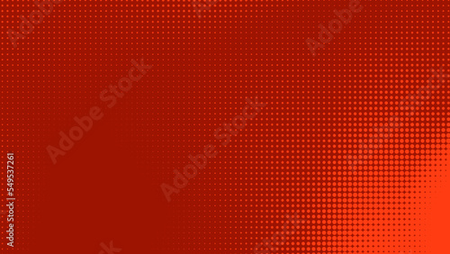 Dots halftone red purple color pattern gradient texture with technology digital background. Dots pop art comics style.