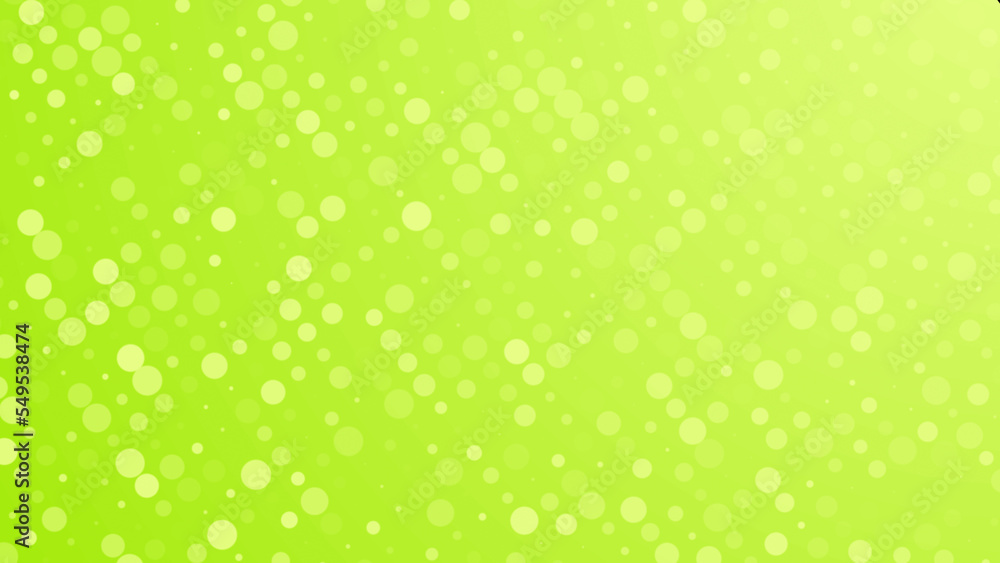 Abstract dot green color pattern gradient texture technology background.