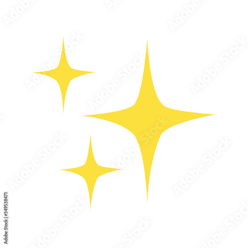 glittering flashes of sparkles vector symbol