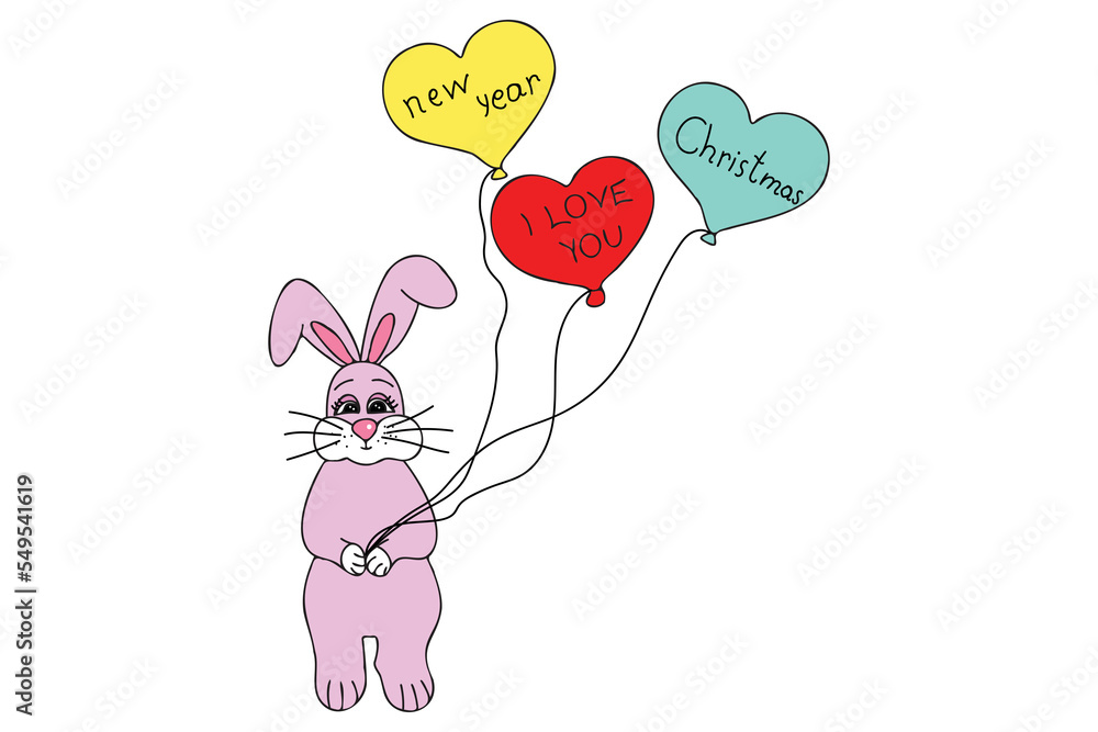 Bunny your balloons are designed for new year, birthday, Valentine, March 8, clothes printing, card, holidays and you can use it in different occasions. Bunny your balloons are designed for new year, birthday, Valentine, March 8, clothes printing, card, holidays and you can use it in different occasions.