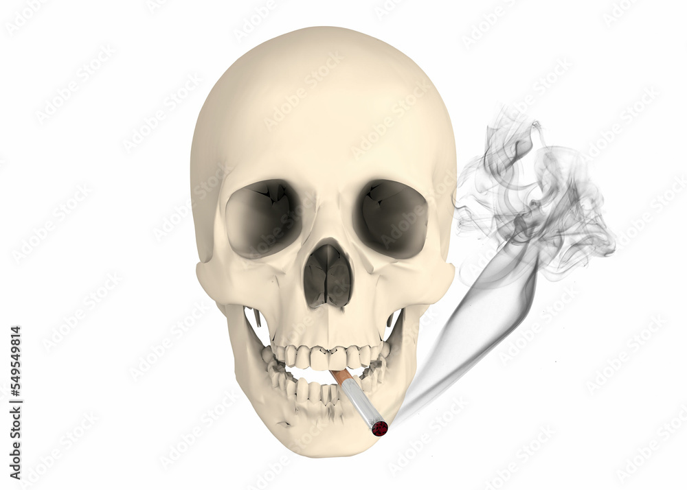 Obraz premium The smoking kills - 3D Concept