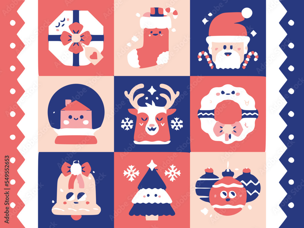 Christmas Icons stickers logos Christmas Icons stickers logos