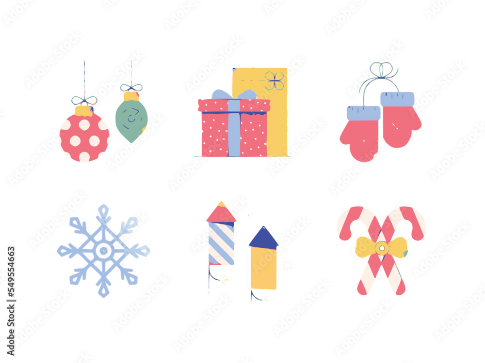 Christmas Icons stickers logos Christmas Icons stickers logos