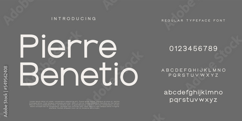 Elegant and modern sans serif alphabet font uppercase and number fonts victorian typeface 