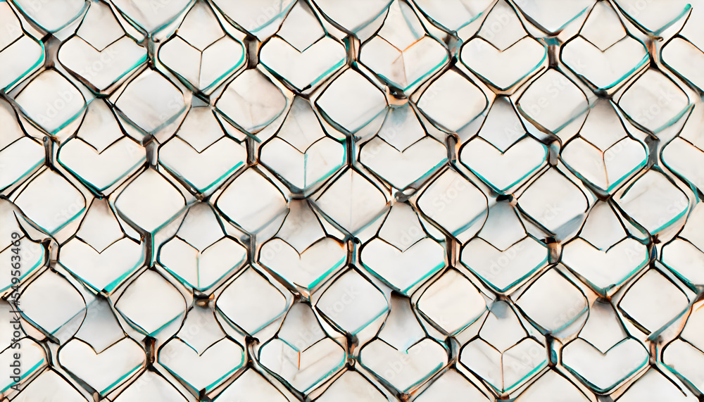 Fototapeta premium chain link fence