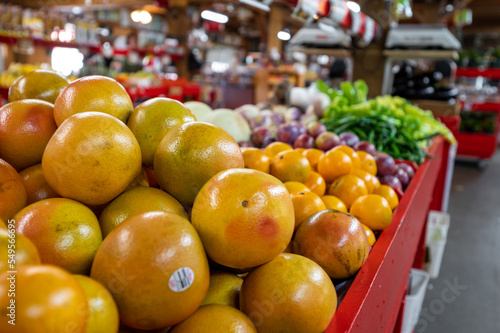 Foto Farmers market oranges