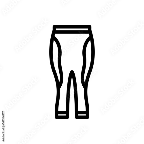 Leggings icon. Sport equipment symbol. Leggings icon design suitable for websites, mobile devices, mobile apps and freelancers. Icon illustration on white background