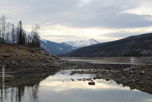 lake in the mountains