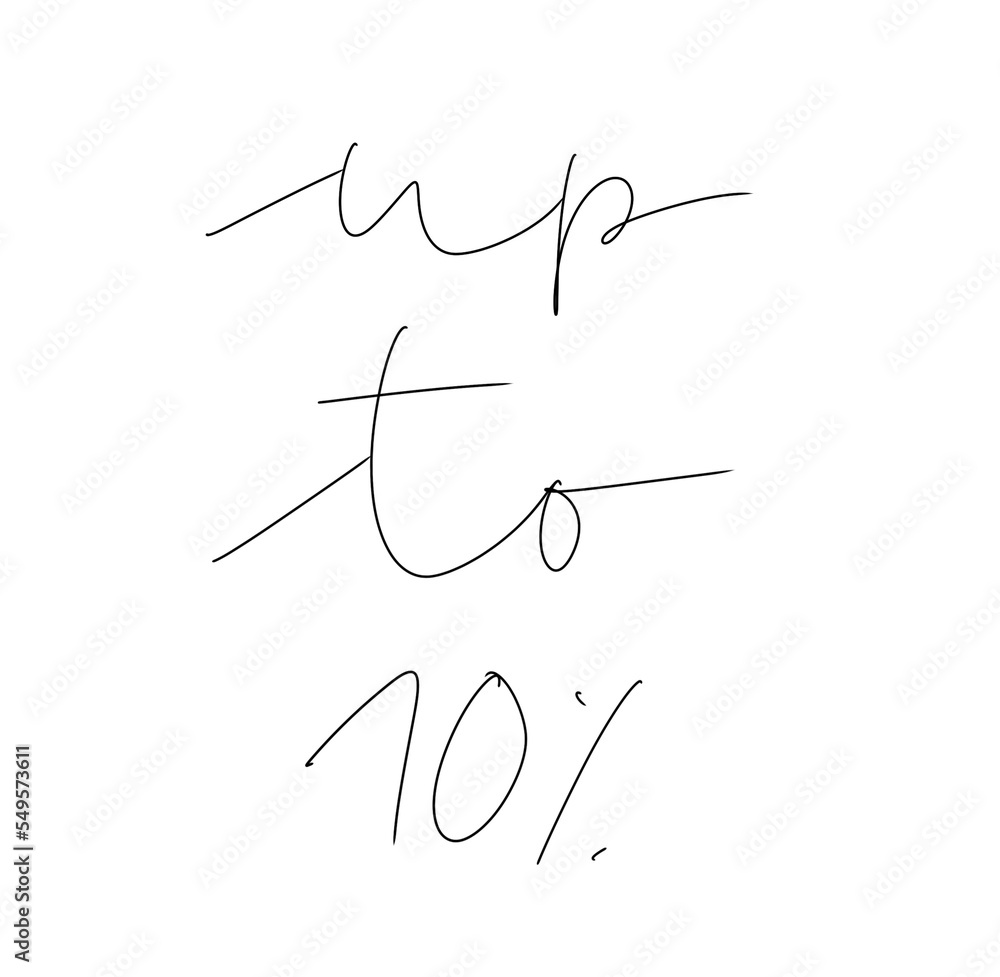 Up to 10% lettering Up to 10% lettering