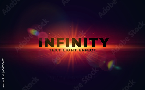 Light rays effect for main title text introduction. Sci-fi sun rays background. Golden Rays rising on dark background. Vector Illustration