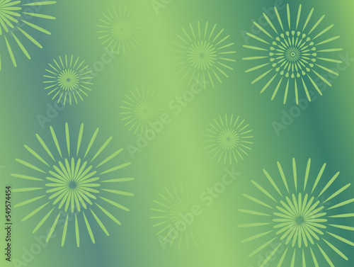 abstract floral green background