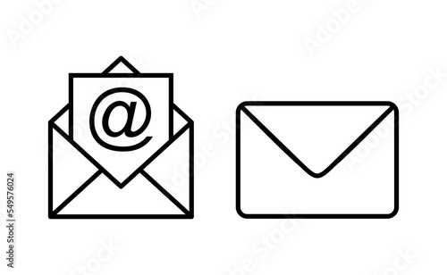 Mail icon vector for web and mobile app. email sign and symbol. E-mail icon. Envelope icon