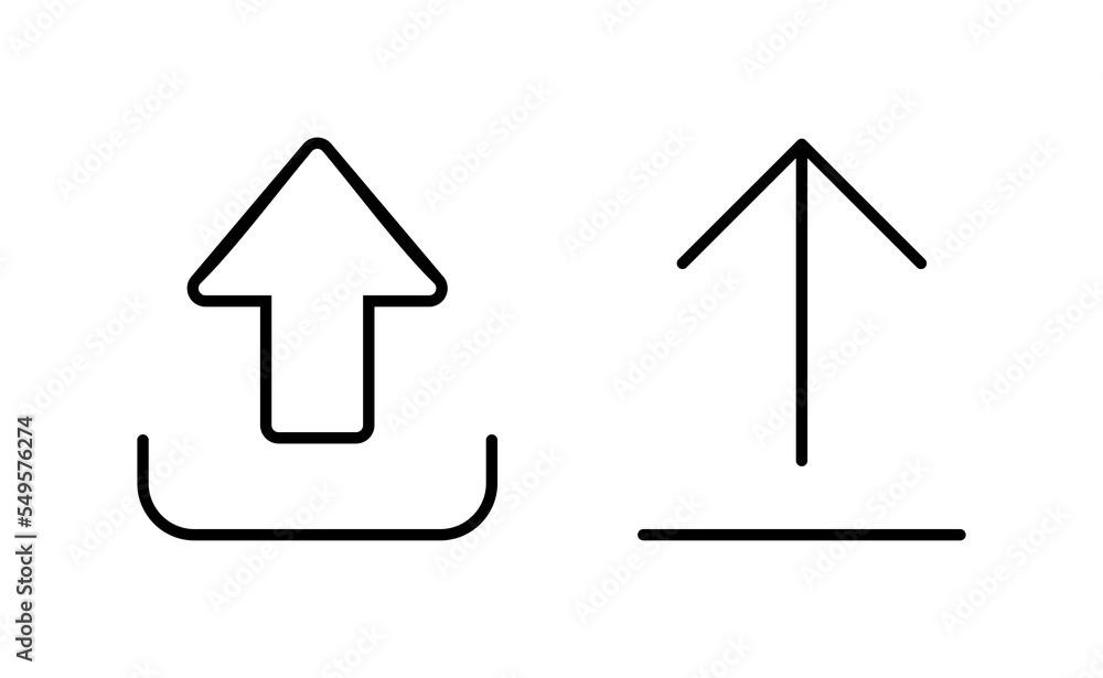 Upload icon vector for web and mobile app. load data sign and symbol Upload icon vector for web and mobile app. load data sign and symbol