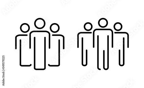 People icon vector for web and mobile app. person sign and symbol. User Icon vector