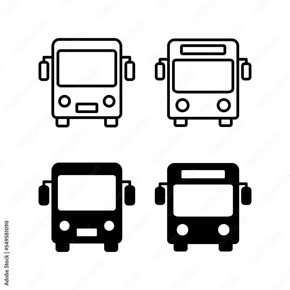 Bus icon vector for web and mobile app. bus sign and symbol. transport symbol Bus icon vector for web and mobile app. bus sign and symbol. transport symbol