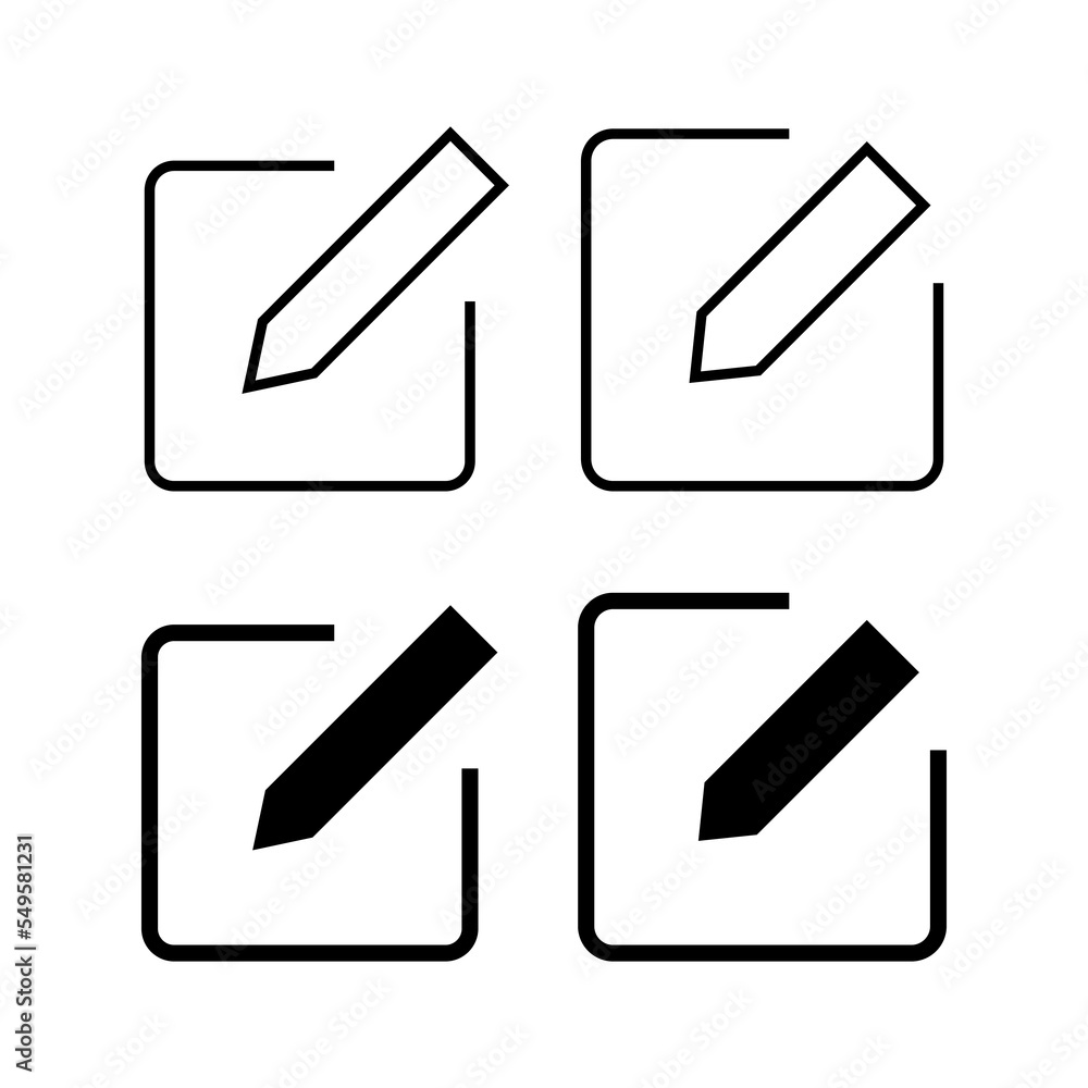 Edit icon vector for web and mobile app. edit document sign and symbol. edit text icon. pencil. sign up Edit icon vector for web and mobile app. edit document sign and symbol. edit text icon. pencil. sign up