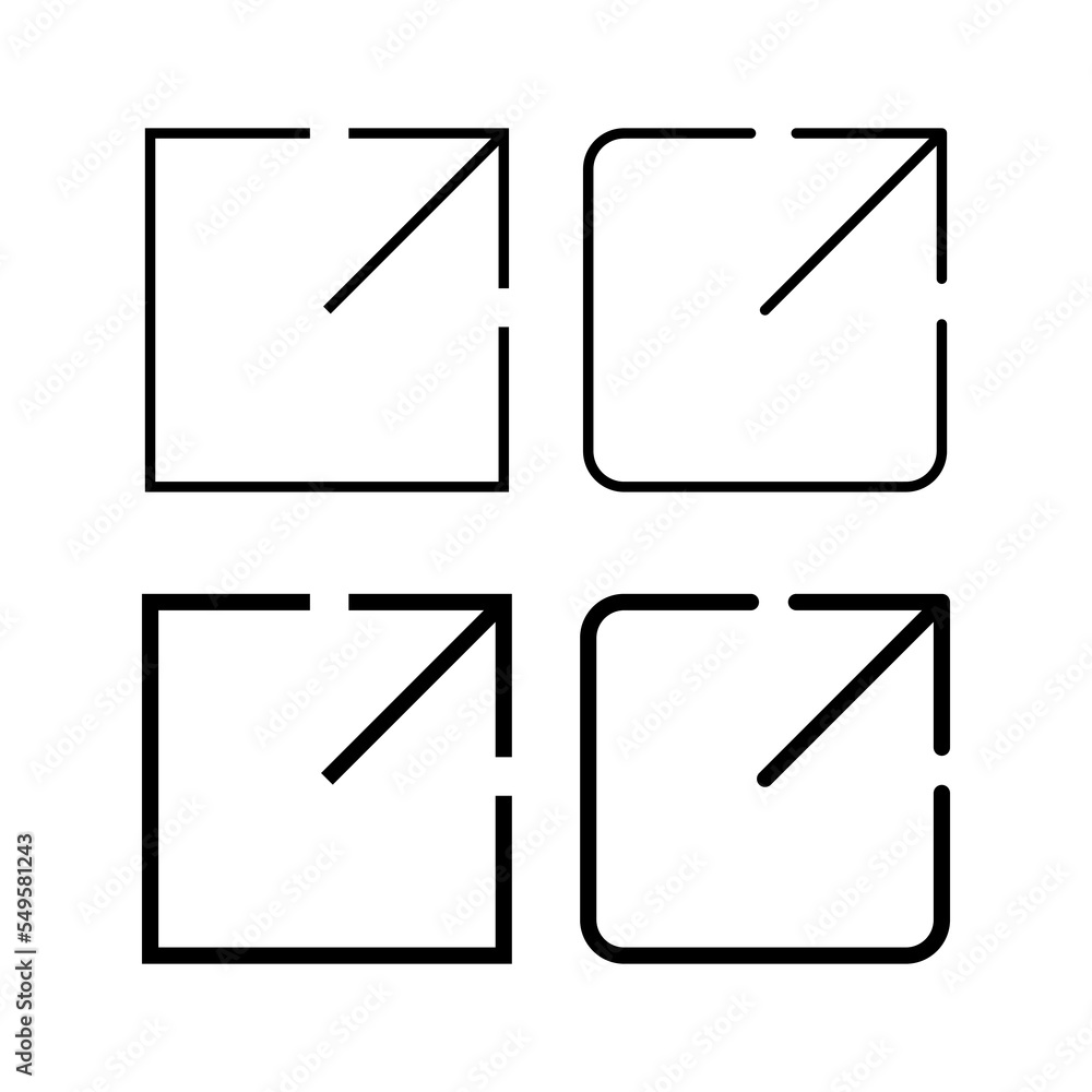 External link icon vector for web and mobile app. link sign and symbol. hyperlink symbol External link icon vector for web and mobile app. link sign and symbol. hyperlink symbol