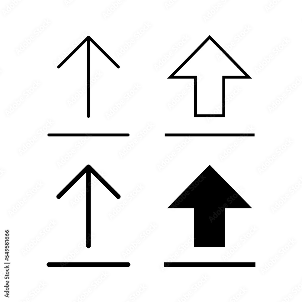 Upload icon vector for web and mobile app. load data sign and symbol Upload icon vector for web and mobile app. load data sign and symbol