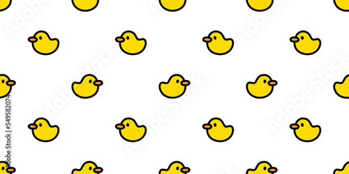 duck seamless pattern chicken rubber duck shower bathroom bird vector cartoon pet scarf isolated gift wrapping paper animal tile wallpaper doodle repeat background illustration design