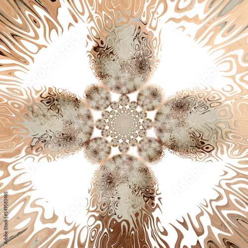 abstract cross pattern illumination, 