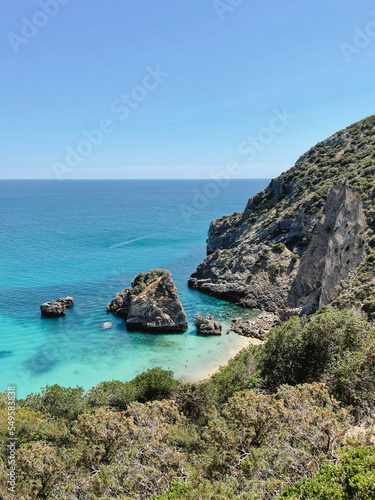 Praia em Setúbal, Portugal 