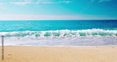 beautiful tropical sea and sandy beach