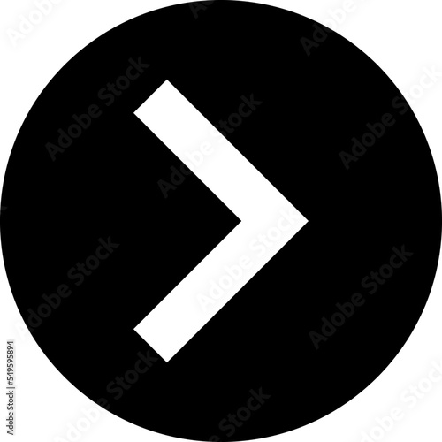 Icon Greater Than. One of Math Symbols - Vectors, Signs for Design on white background..eps