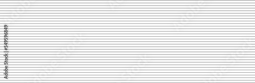 Horizontal lines pattern on white background. Straight lines pattern for backdrop and wallpaper template. Realistic lines with repeat stripes texture. Simple geometric background, vector illustration