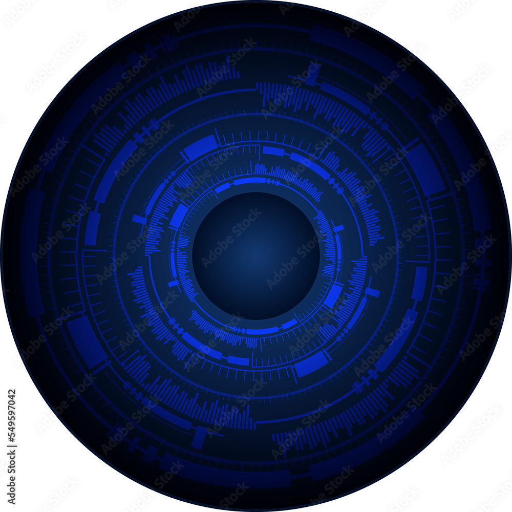 eye cyber circuit future technology concept eye cyber circuit future technology concept