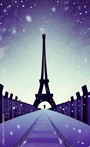 Winter in Paris photo