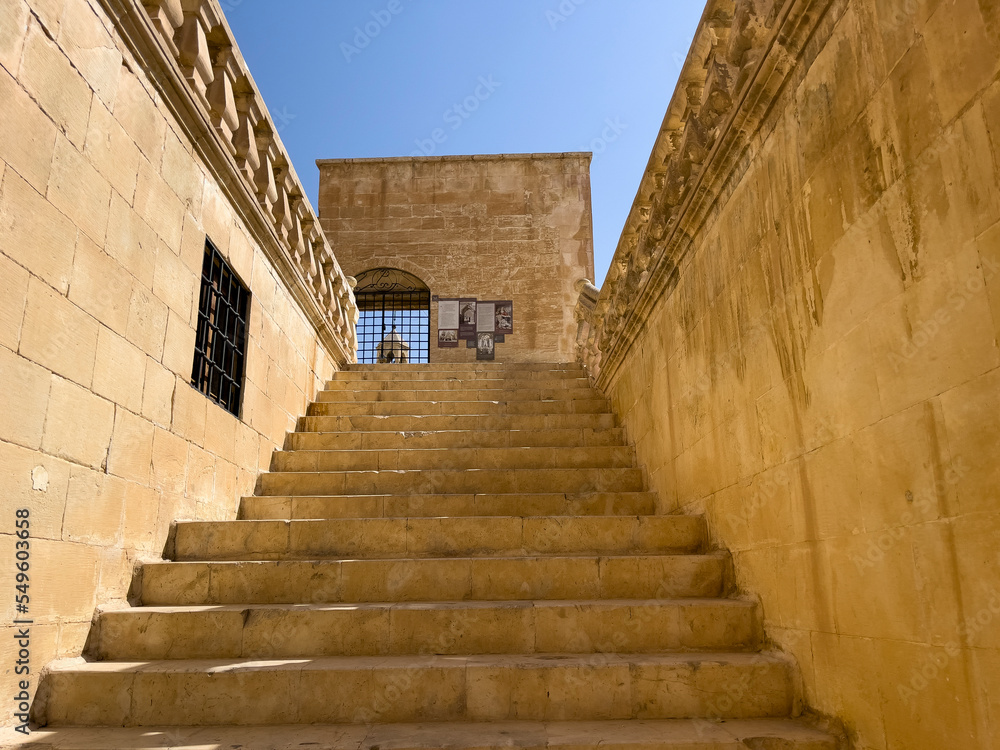 stairs and stone structures in old Mard