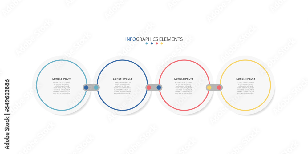 Business infographics timeline design template with 4 step and option information. Premium vector with editable sign or symbol. Eps10 vector Business infographics timeline design template with 4 step and option information. Premium vector with editable sign or symbol. Eps10 vector